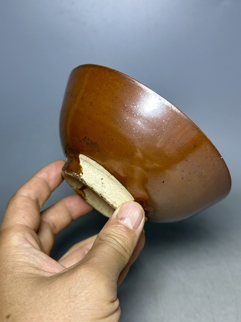 古玩陶瓷清代,磁州窯茶盞拍賣(mài),當(dāng)前價(jià)格136元
