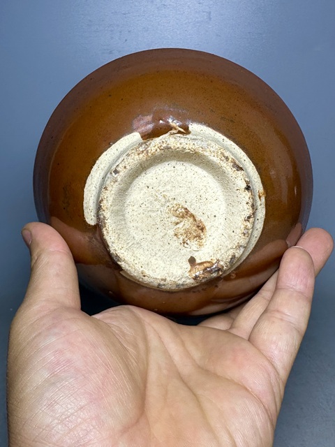 古玩陶瓷清代,磁州窯茶盞拍賣(mài),當(dāng)前價(jià)格136元