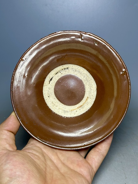 古玩陶瓷清代,磁州窯茶盞拍賣(mài),當(dāng)前價(jià)格136元