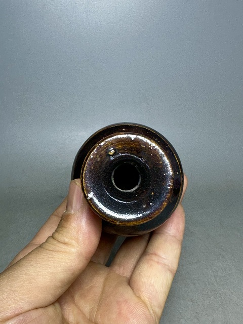 古玩陶瓷明代,磁州窯瓶拍賣,當前價格286元
