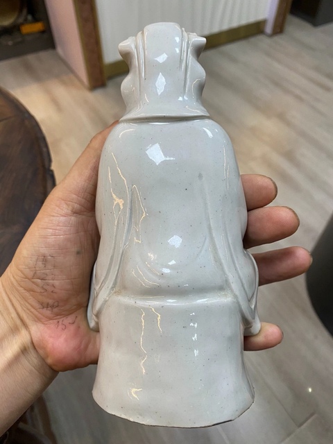 古玩陶瓷德化白瓷觀音菩薩造像真品鑒賞圖
