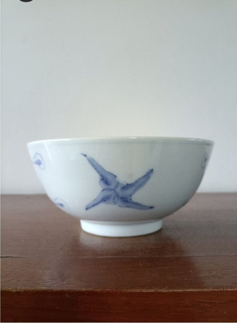 古玩陶瓷青花龍紋碗真品鑒賞圖