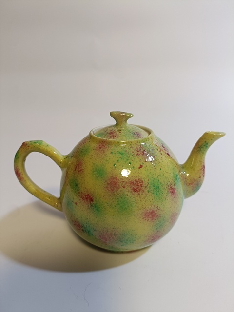 古玩陶瓷茶壺，疑似后掛釉真品鑒賞圖