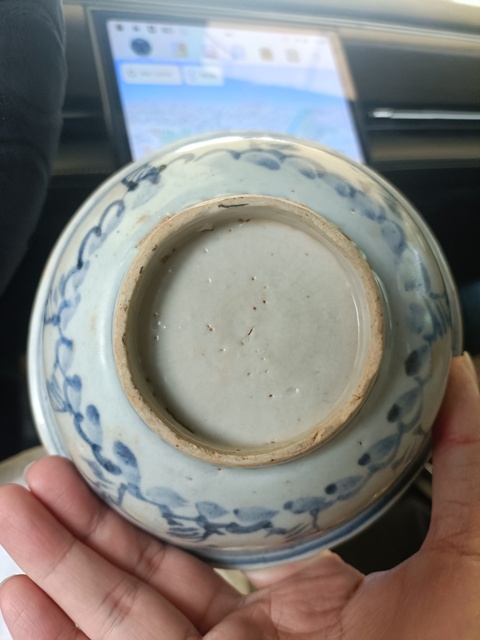 古玩陶瓷空白期青花花卉紋碗拍賣,當前價格2888元
