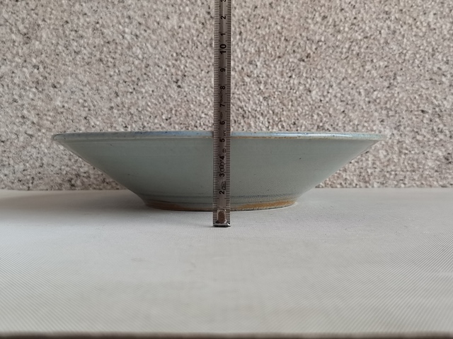 古玩陶瓷青花花卉紋盤拍賣,當前價格420元