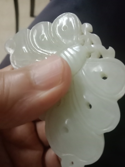 古玩玉器和田玉雕“蝴蝶佩”拍賣,當前價格3800元