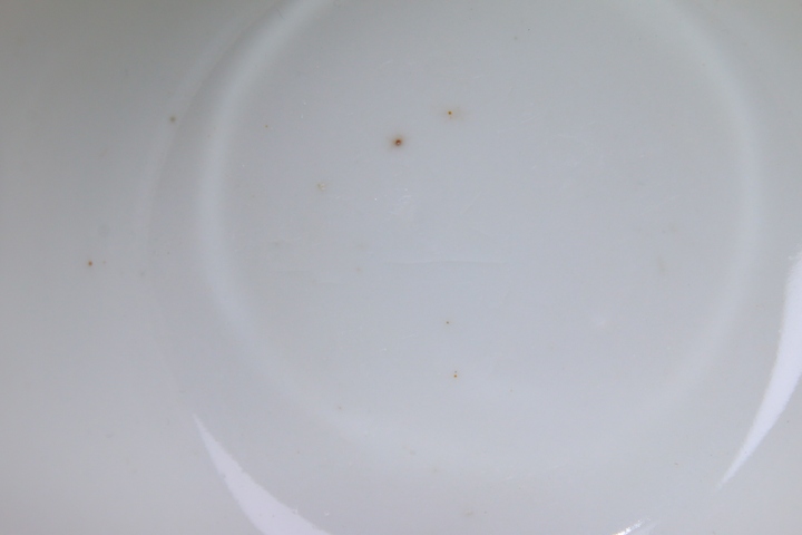 古玩陶瓷清晚期·青花老少同樂圖茶碗拍賣，當前價格936元