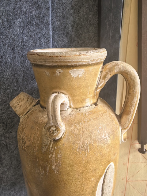 古玩陶瓷唐代黃釉執壺真品鑒賞圖