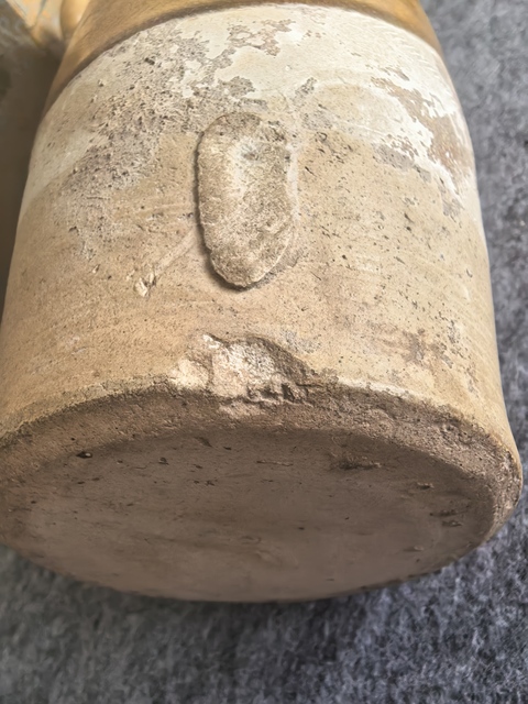 古玩陶瓷唐代黃釉執壺真品鑒賞圖