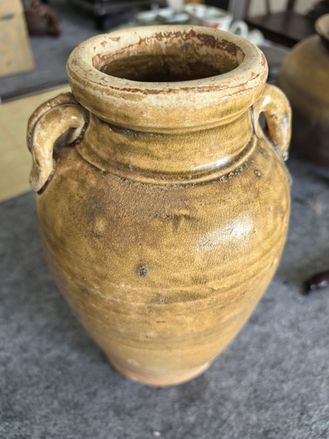 古玩陶瓷唐代黃釉執壺真品鑒賞圖