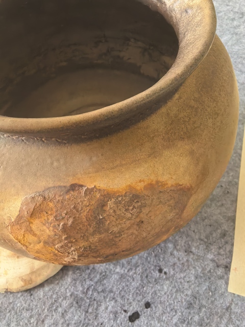 古玩陶瓷唐代黃釉爐真品鑒賞圖
