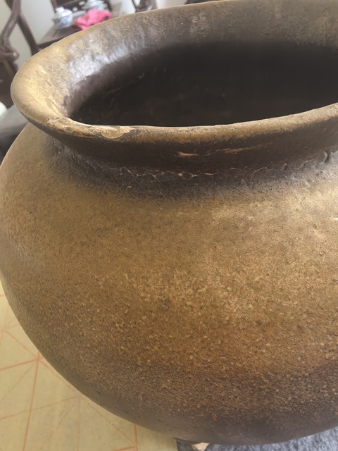 古玩陶瓷唐代黃釉爐真品鑒賞圖