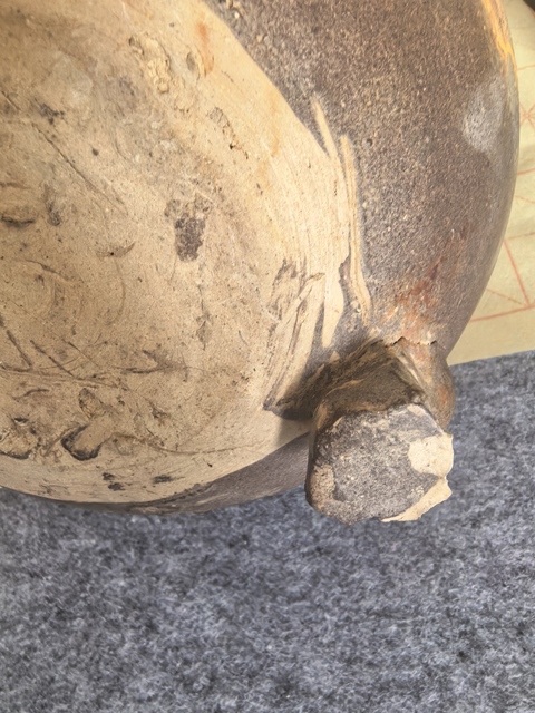 古玩陶瓷唐代黃釉爐真品鑒賞圖