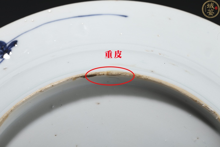 古玩陶瓷(保真卡)清康熙·青花竹石花卉紋折沿盤2拍賣,當前價格2500元