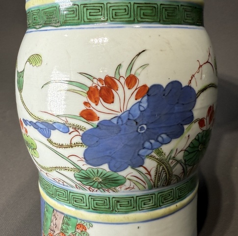 古玩陶瓷【精品】清光緒·青花五彩高士故事圖花觚拍賣,當前價格37000元