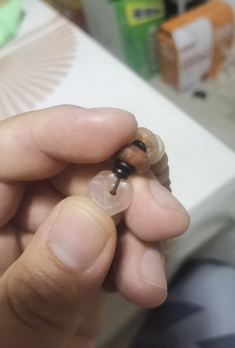 古玩玉器高古瑪瑙珠串拍賣，當(dāng)前價格1500元