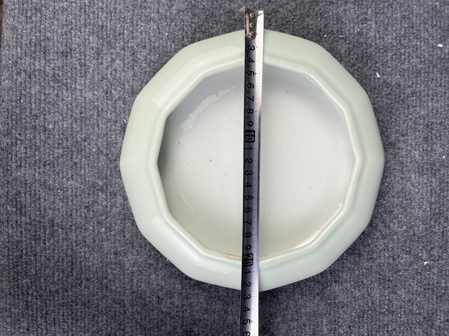 古玩陶瓷天青釉花口洗拍賣,當前價格9888元