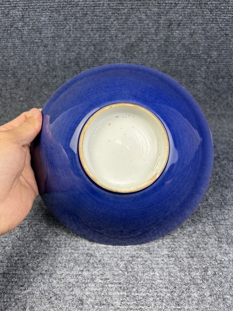 古玩陶瓷茄皮紫大碗拍賣，當前價格3588元