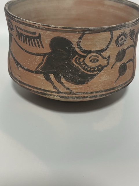 古玩陶瓷哈拉帕牛紋真品鑒賞圖