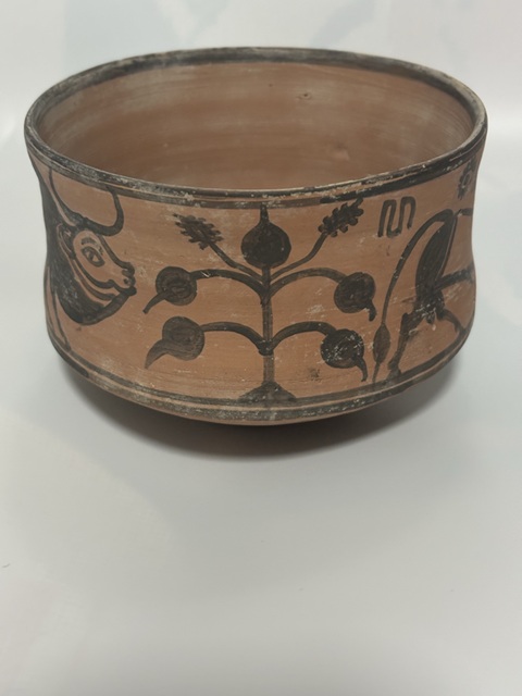 古玩陶瓷哈拉帕牛紋真品鑒賞圖