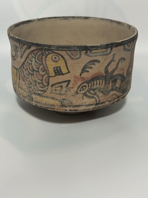 古玩陶瓷文化期·彩繪獸紋陶罐真品鑒賞圖