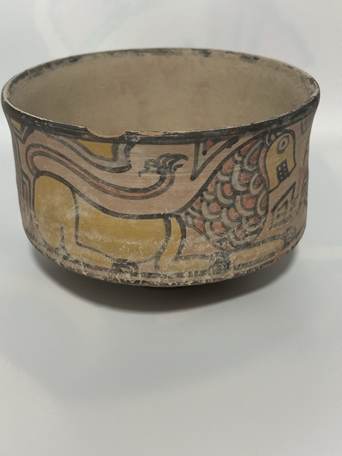 古玩陶瓷文化期·彩繪獸紋陶罐真品鑒賞圖