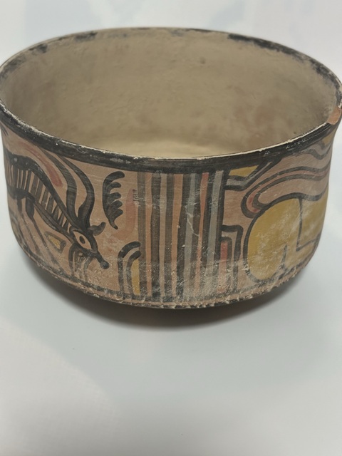 古玩陶瓷文化期·彩繪獸紋陶罐真品鑒賞圖