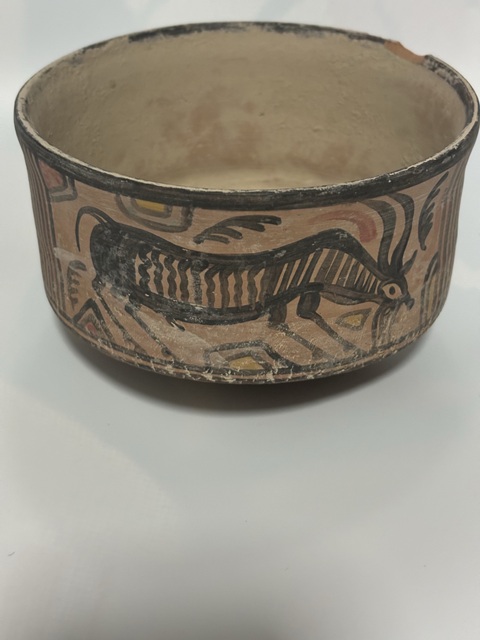 古玩陶瓷文化期·彩繪獸紋陶罐真品鑒賞圖