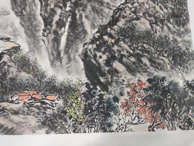 古玩字畫中書中美雙協名家馬大悲 山水拍賣，當前價格288元