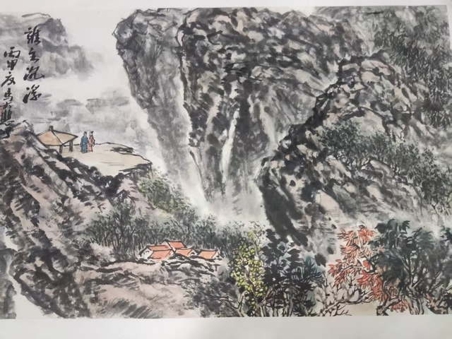 古玩字畫中書中美雙協名家馬大悲 山水拍賣，當前價格288元