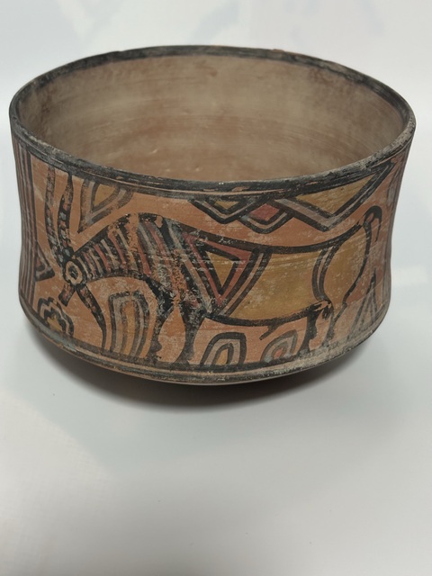 古玩陶瓷文化期·彩繪獸紋陶罐真品鑒賞圖