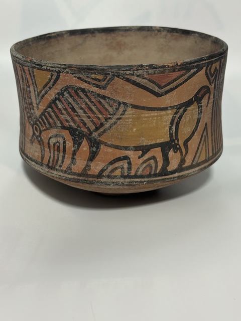 古玩陶瓷文化期·彩繪獸紋陶罐真品鑒賞圖