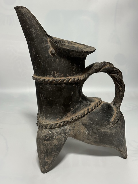古玩陶瓷龍山文化·陶鬶真品鑒賞圖