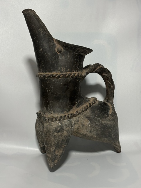 古玩陶瓷龍山文化·陶鬶真品鑒賞圖
