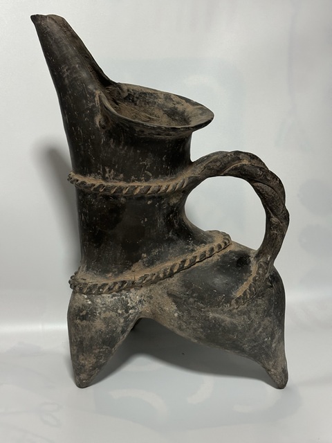 古玩陶瓷龍山文化·陶鬶真品鑒賞圖