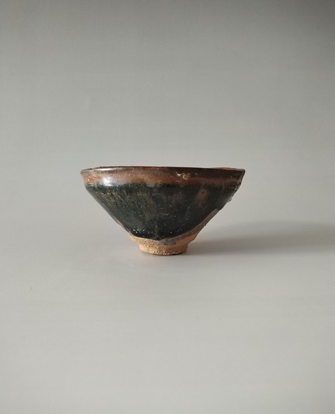 古玩陶瓷(南宋)建陽窯黑釉兔毫盞拍賣,當前價格568元