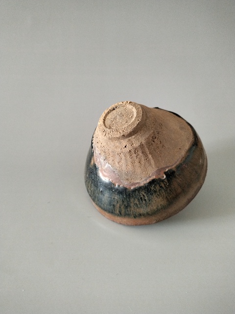 古玩陶瓷(南宋)建陽窯黑釉兔毫盞拍賣,當前價格568元