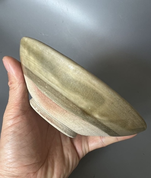 古玩陶瓷長沙窯青釉玉璧底碗拍賣,當前價格0元