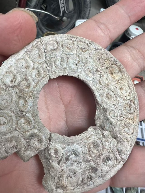 古玩玉器地方料玉璧拍賣，當前價格3000元