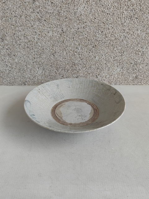 古玩陶瓷青花花卉紋盤(pán)拍賣,當(dāng)前價(jià)格350元