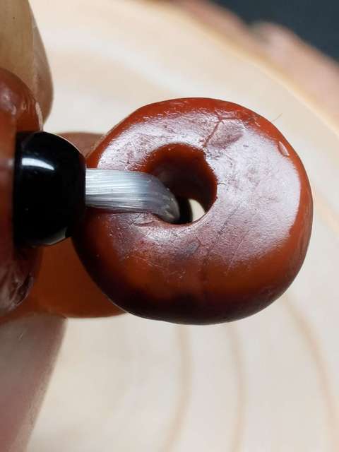 古玩玉器漢代·瑪瑙珠手串拍賣,當前價格1500元