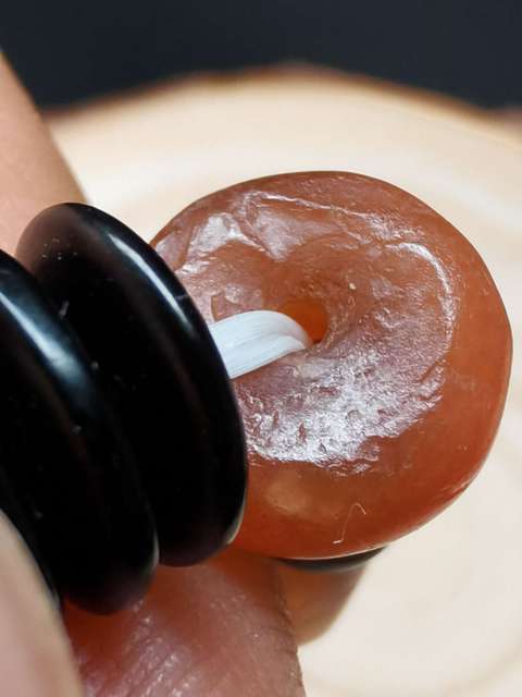 古玩玉器漢代·瑪瑙珠手串拍賣,當前價格1400元