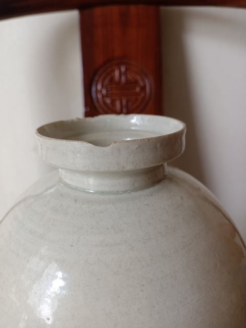 古玩陶瓷青白釉梅瓶真品鑒賞圖