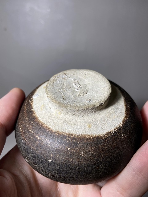 古玩陶瓷黑釉水盂真品鑒賞圖