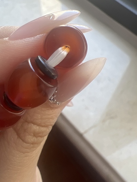 古玩玉器瑪瑙珠串真品鑒賞圖