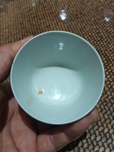 古玩陶瓷清宣統 爐鈞釉杯真品鑒賞圖