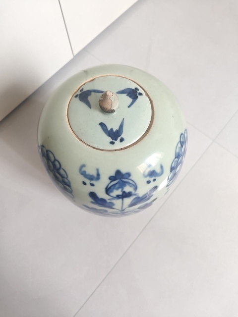 古玩陶瓷青花冬瓜罐真品鑒賞圖