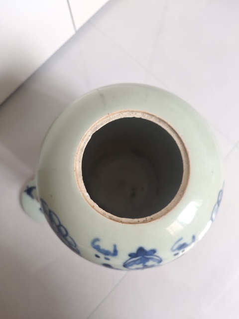 古玩陶瓷青花冬瓜罐真品鑒賞圖