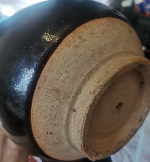 古玩陶瓷磁州窯黑釉雞心罐形花器拍賣,當(dāng)前價格5000元