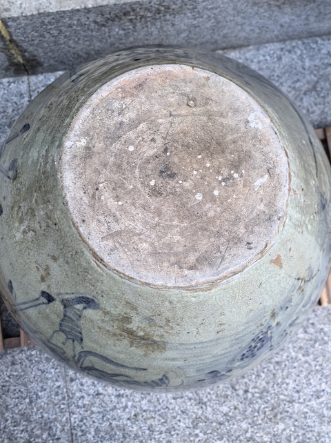 古玩陶瓷清早期青花人物罐拍賣,當前價格246800元